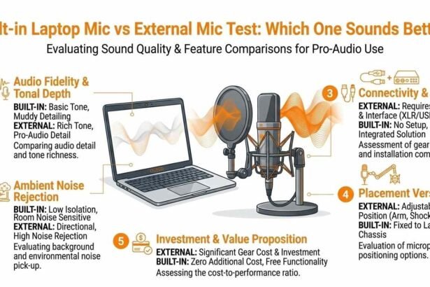 Built-in Laptop Mic vs External Mic Test: Which One Sounds Better?
