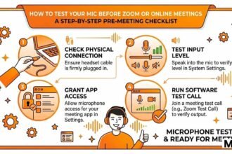 How to Test Your Mic Before Zoom or Online Meetings