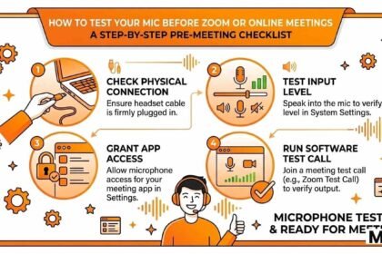 How to Test Your Mic Before Zoom or Online Meetings