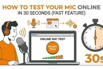 How to Test Your Mic Online in 30 Seconds