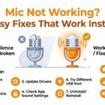 Mic Not Working? 10 Easy Fixes That Work Instantly