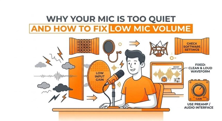 Why Your Mic Is Too Quiet and How to Fix Low Mic Volume